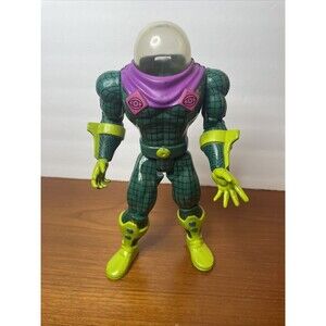MARVEL TOYBIZ 10" Figure MYSTERIO SPIDER-MAN 1990s Rare Dark Green Toy Biz 1995.